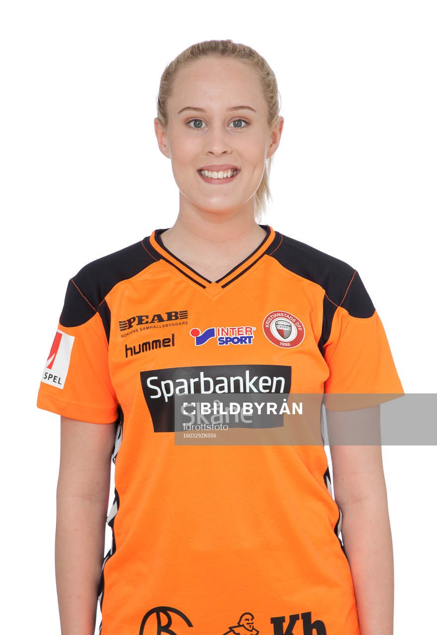 Moa Sedin poserar för ett porträtt den 29 mars 2016 i Kristianstad.