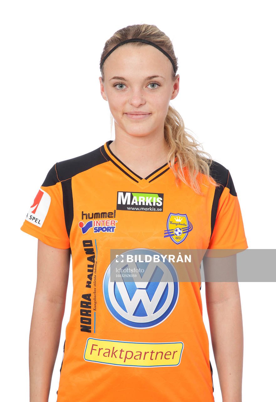 Maja Henriksson poserar för ett porträtt den 29 mars 2016 i Kungsbacka.