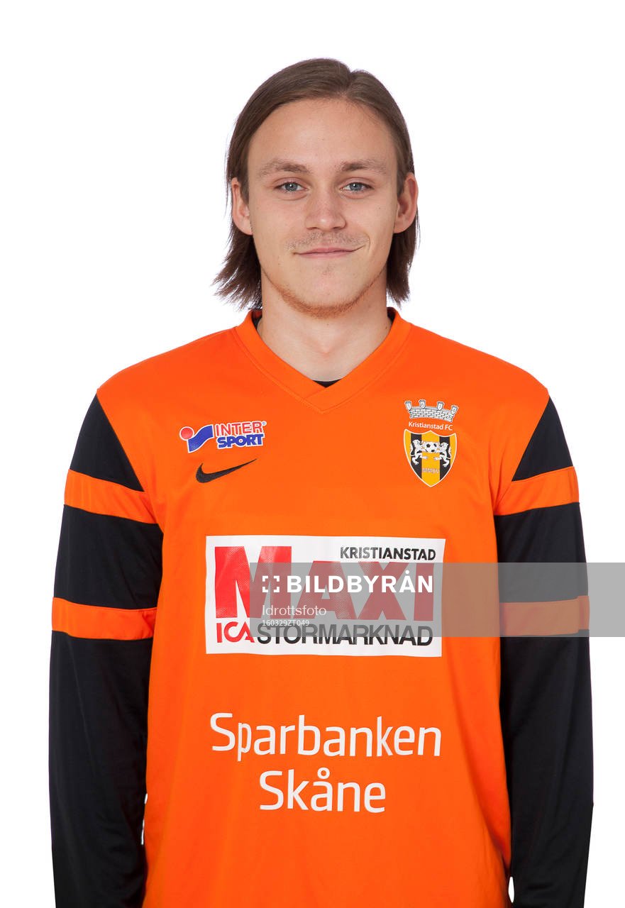 Oliver Sigefjord poserar för ett porträtt den 29 mars 2016 i Kristianstad.