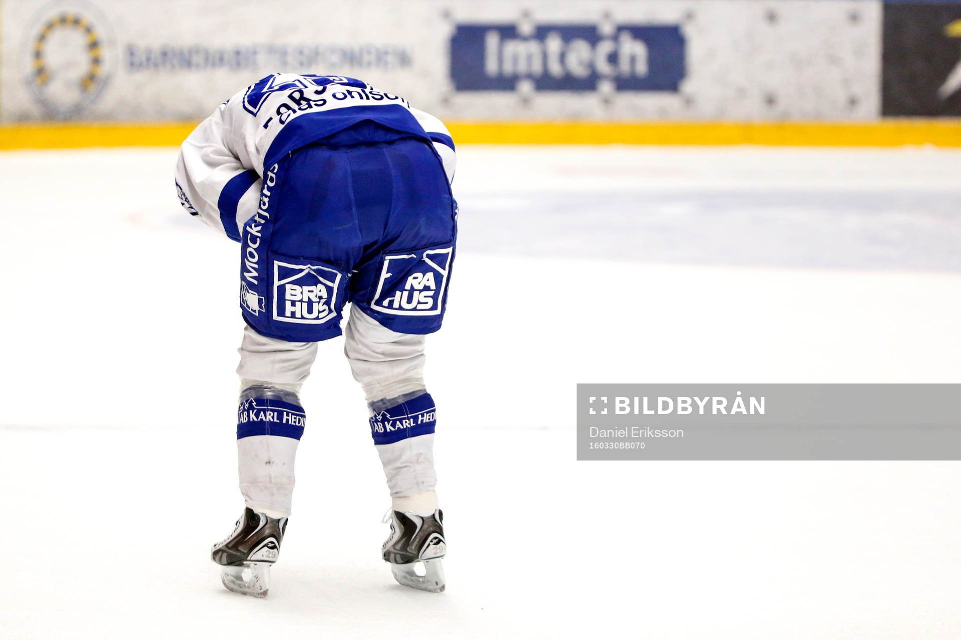 Leksands Tobias Forsberg har ont