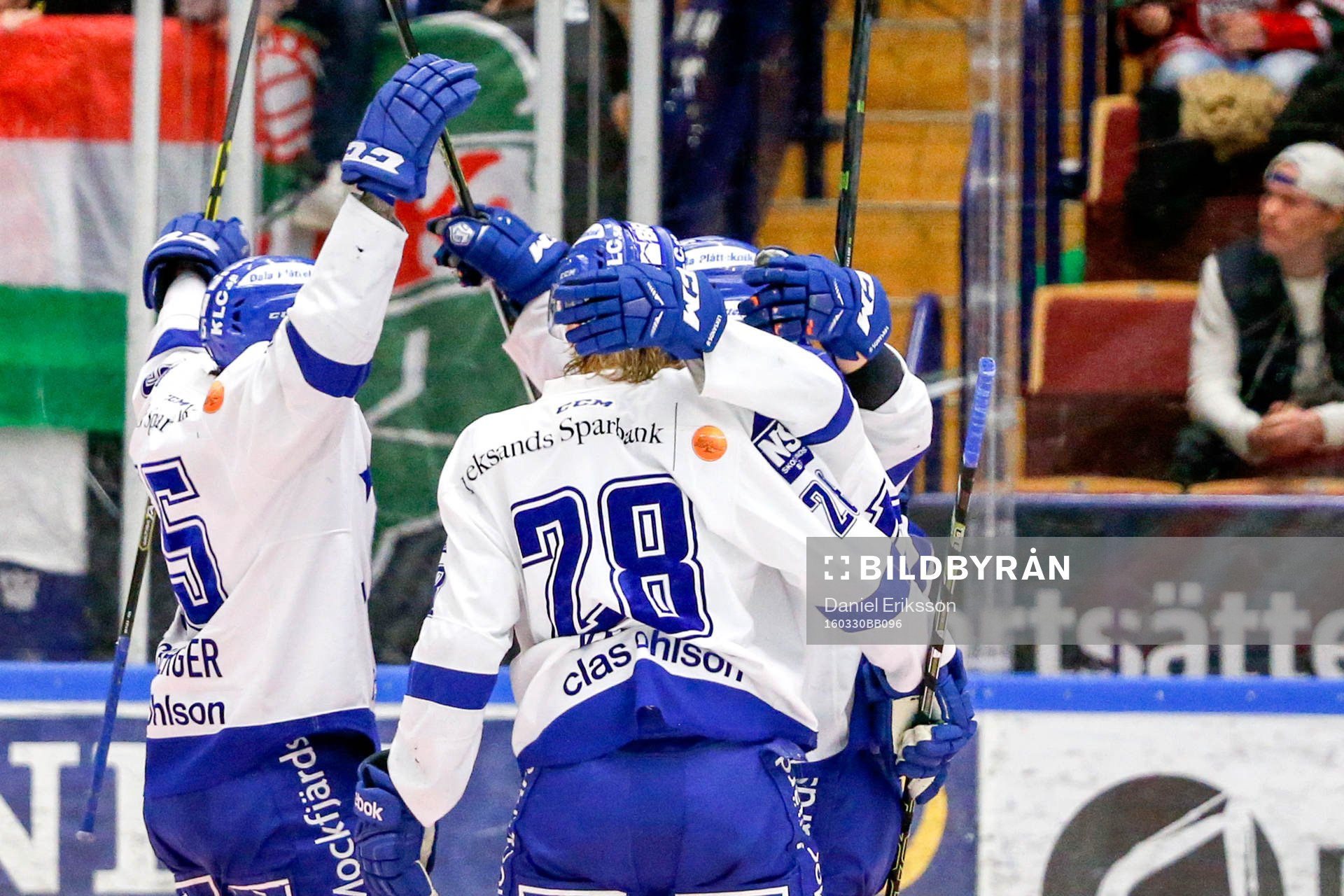 Leksands Alexander Ytterell jublar
