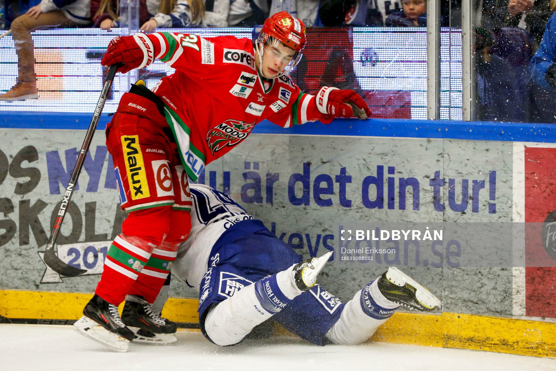 Modos Gustav Possler  och Leksands Jonas Frögren