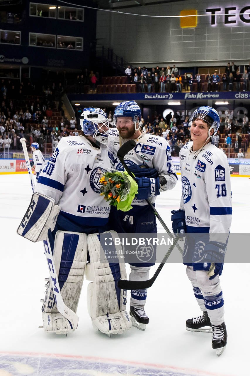 Leksands målvakt Henrik Haukeland Jonas Frögren Anton