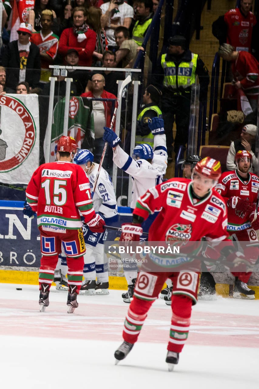 Leksands Martin Karlsson Martin Grönberg jublar