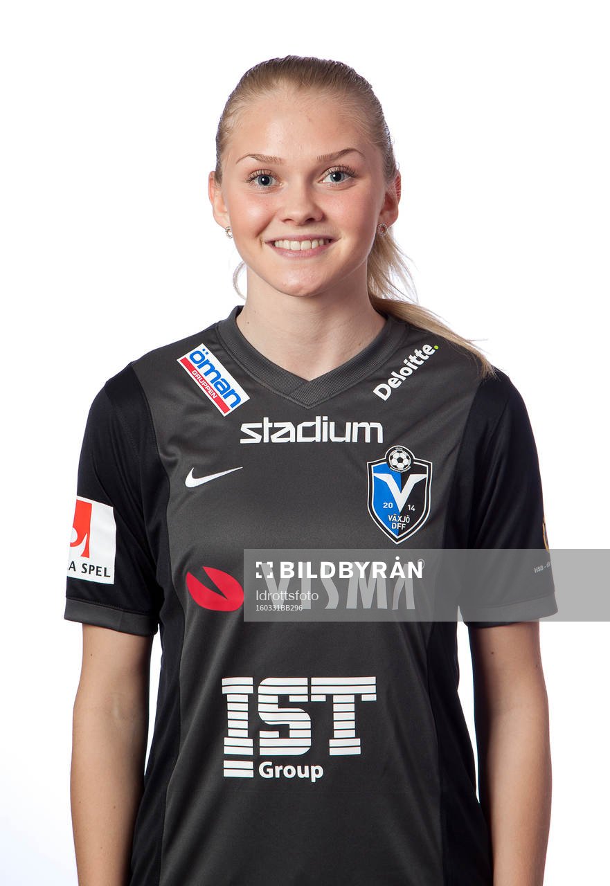 Amanda Persson poserar för ett porträtt den 31 mars 2016 i Växjö.