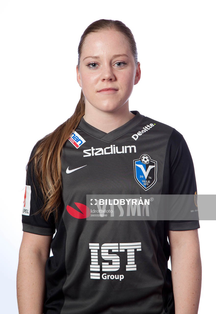 Sofia Johansson poserar för ett porträtt den 31 mars 2016 i Växjö.