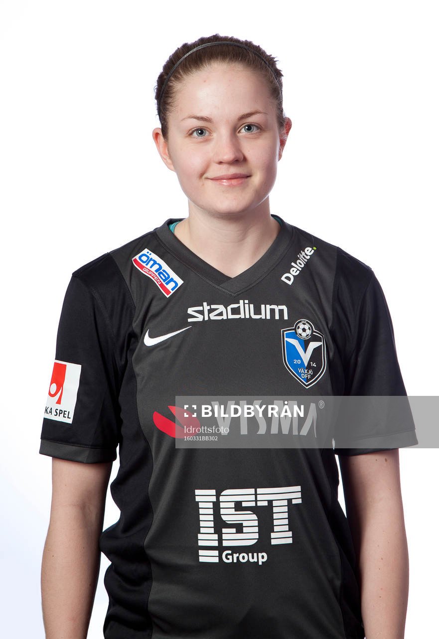 Frida Karlsson poserar för ett porträtt den 31 mars 2016 i Växjö.