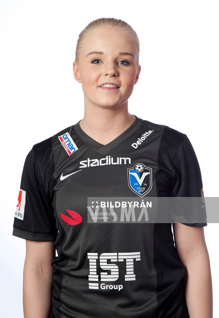 Erika Gabrielsson poserar för ett porträtt den 31 mars 2016 i Växjö.