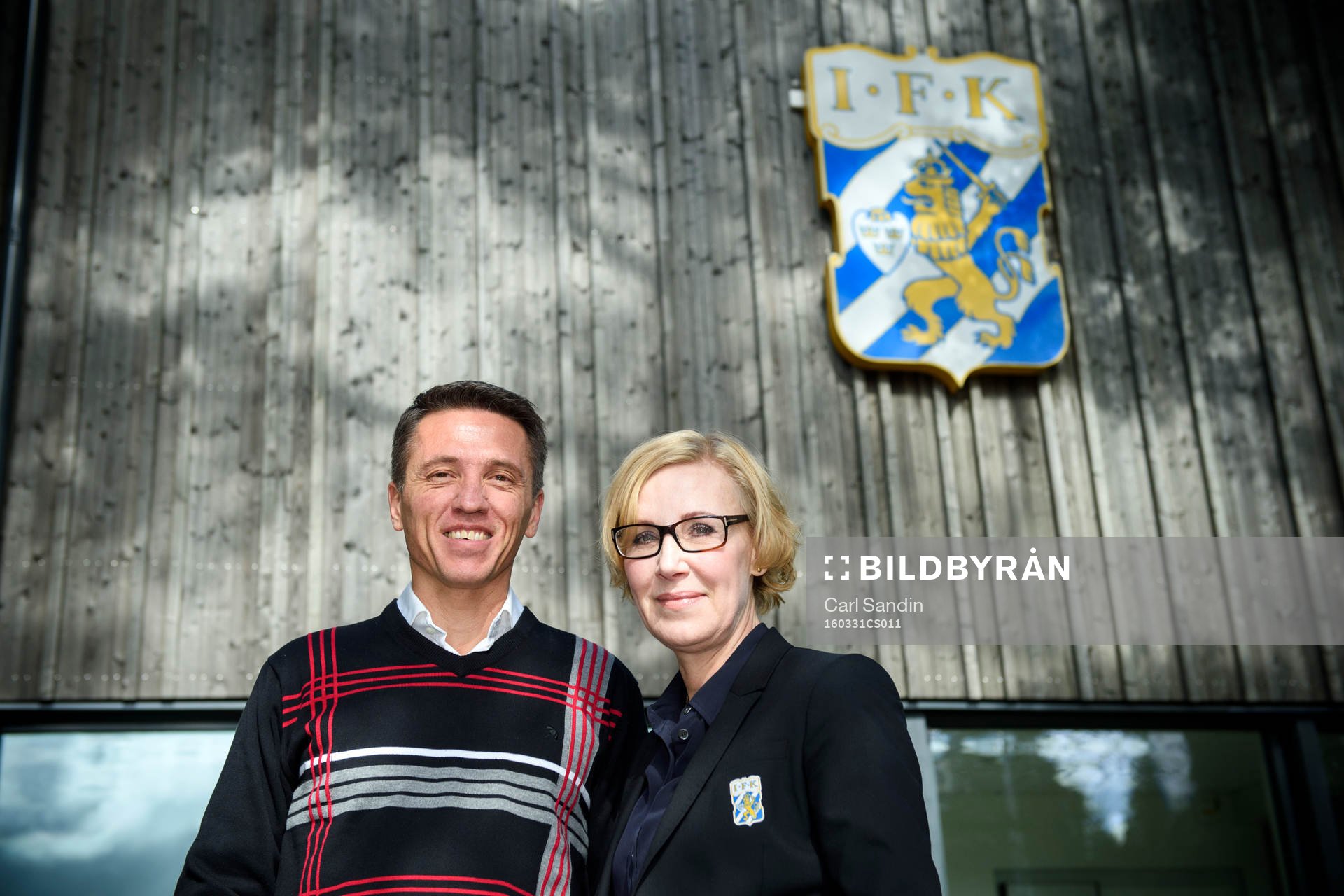 IFK Göteborgs sportchef Mats Gren och ekonomichef Lena