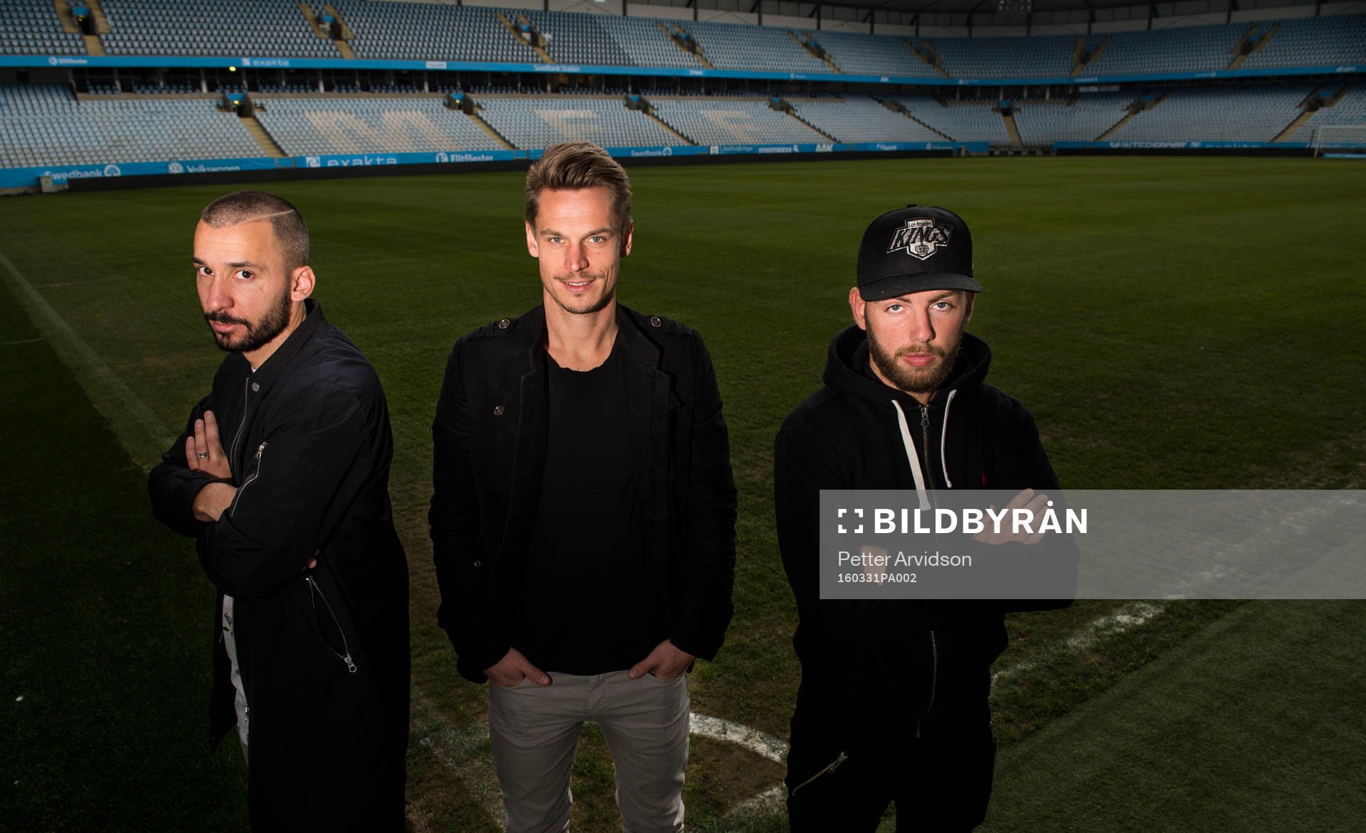 Malmö FFs Guillermo Molins, Markus Rosenberg och Erdal