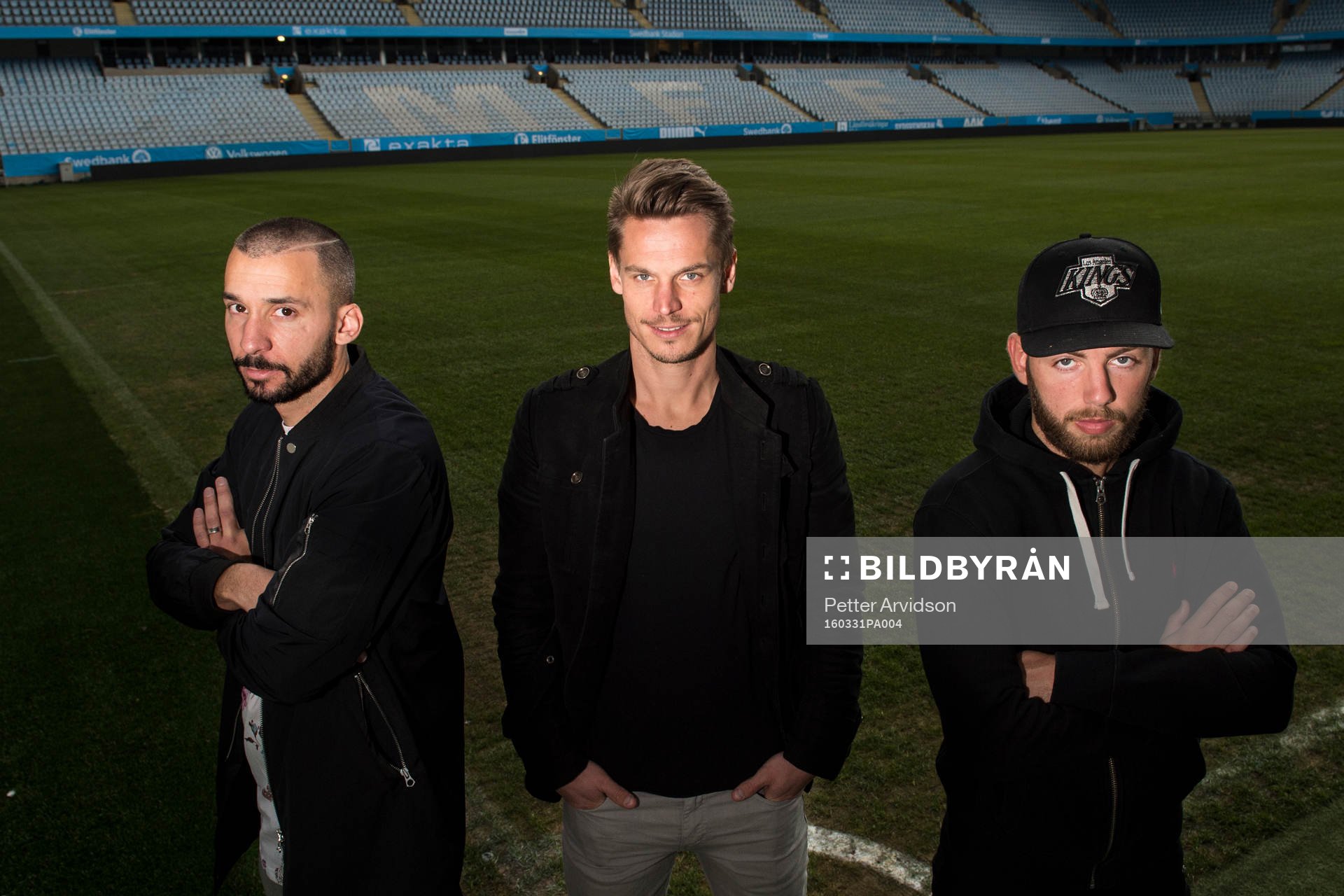 Malmö FFs Guillermo Molins, Markus Rosenberg och Erdal