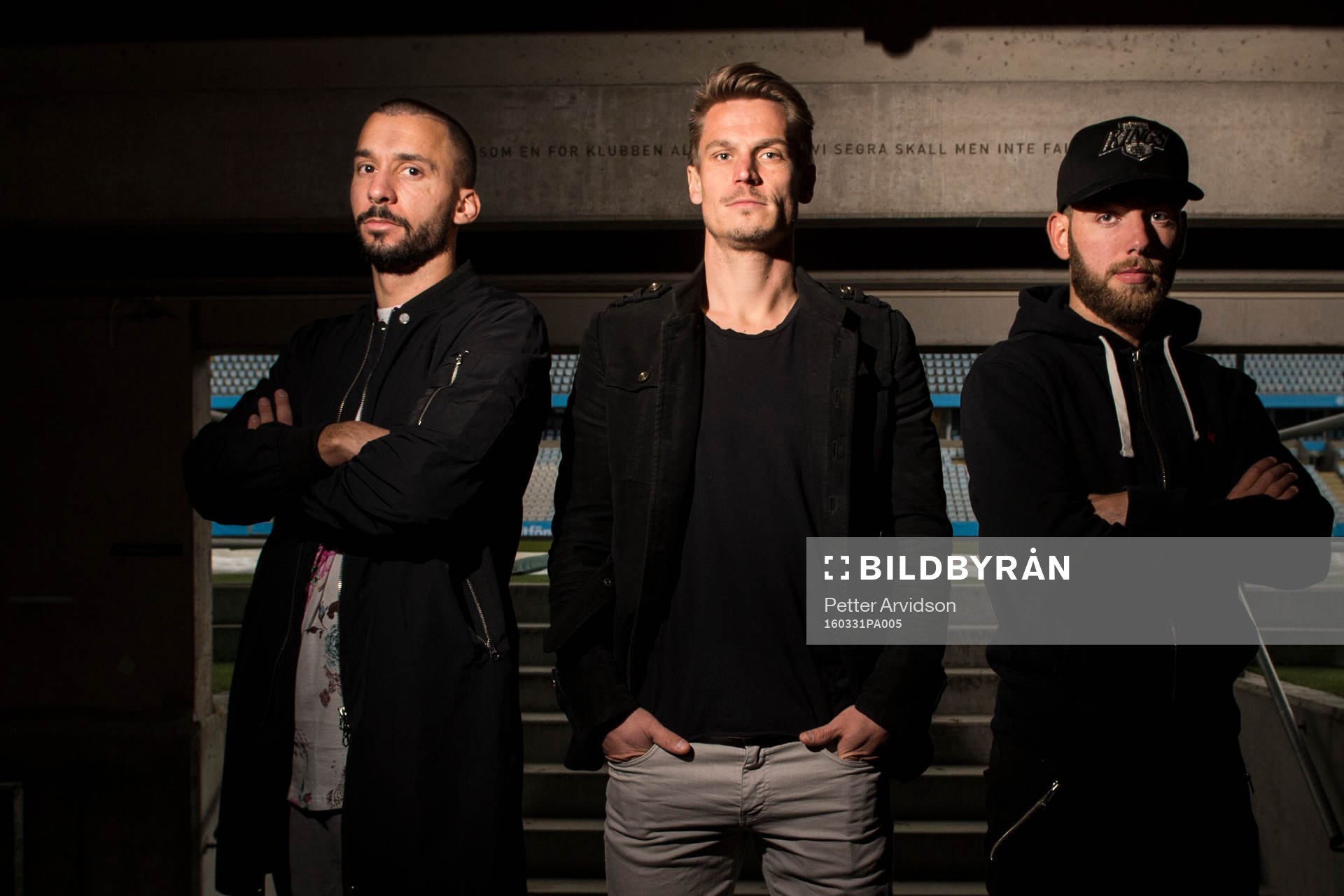 Malmö FFs Guillermo Molins, Markus Rosenberg och Erdal
