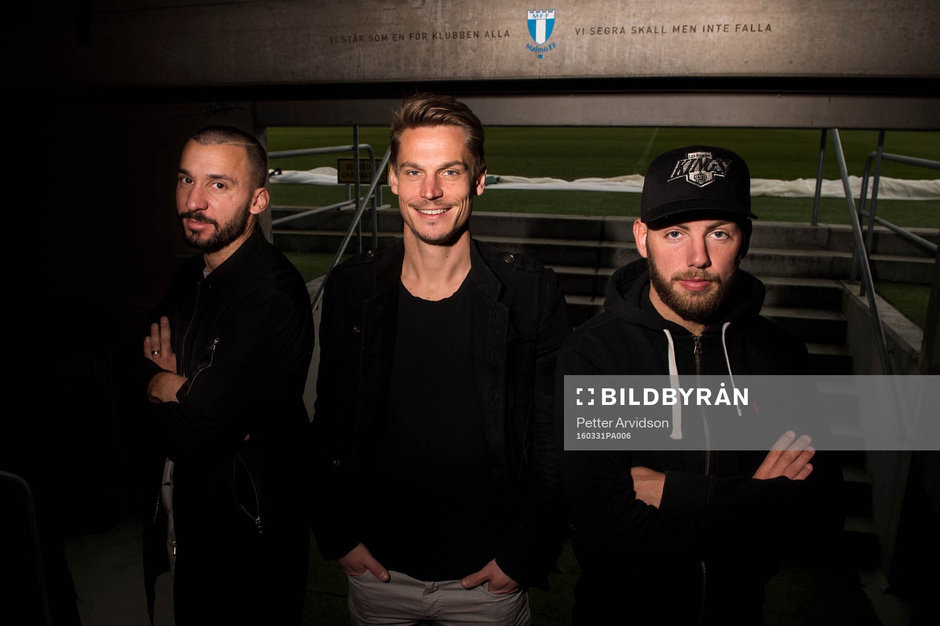 Malmö FFs Guillermo Molins, Markus Rosenberg och Erdal