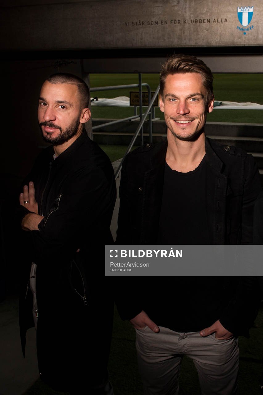 Malmö FFs Guillermo Molins och Markus Rosenberg