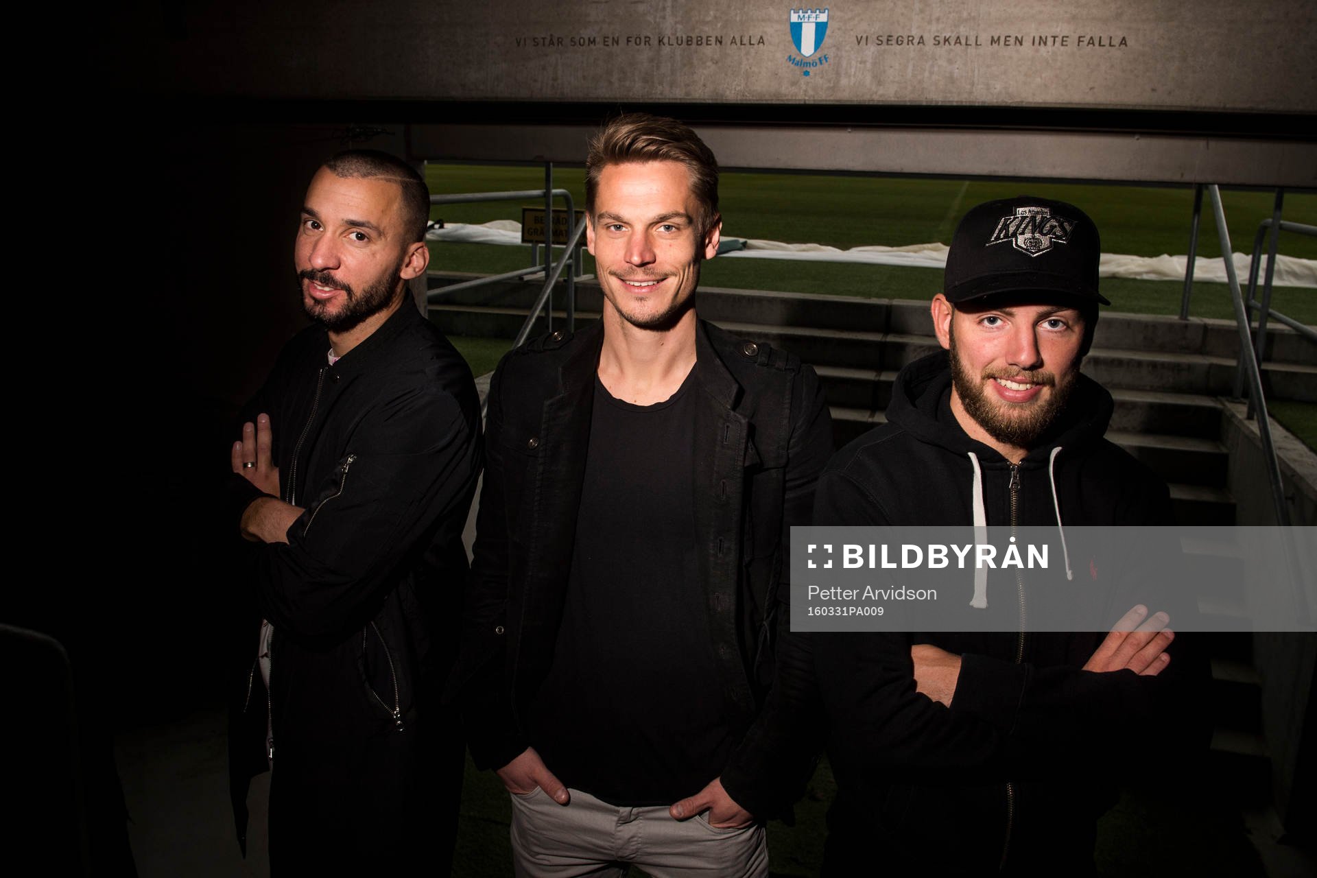 Malmö FFs Guillermo Molins, Markus Rosenberg och Erdal