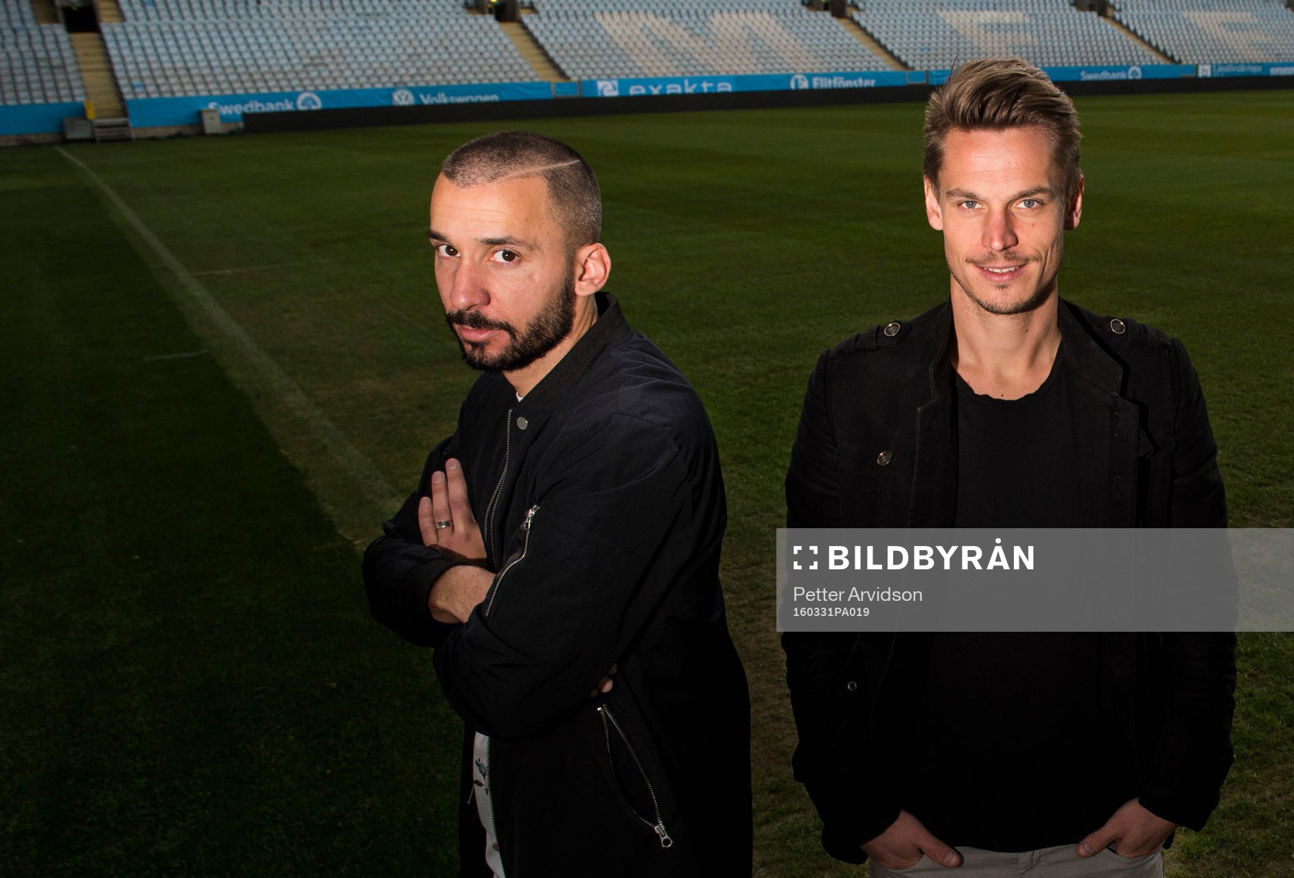 Malmö FFs Guillermo Molins och Markus Rosenberg