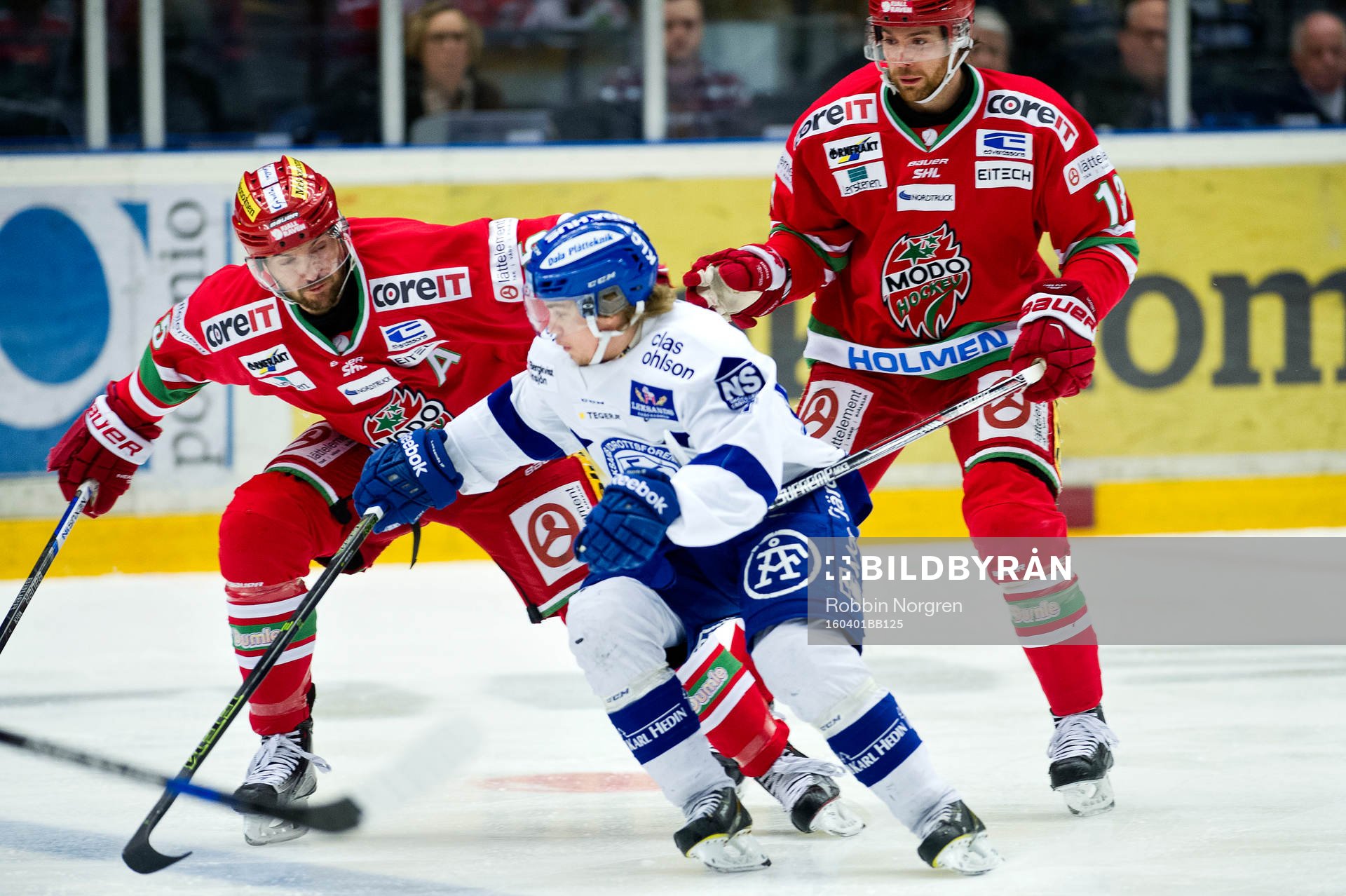 Modos Noah Welch, Leksands Oskar Lang och Modos Bill Thomas