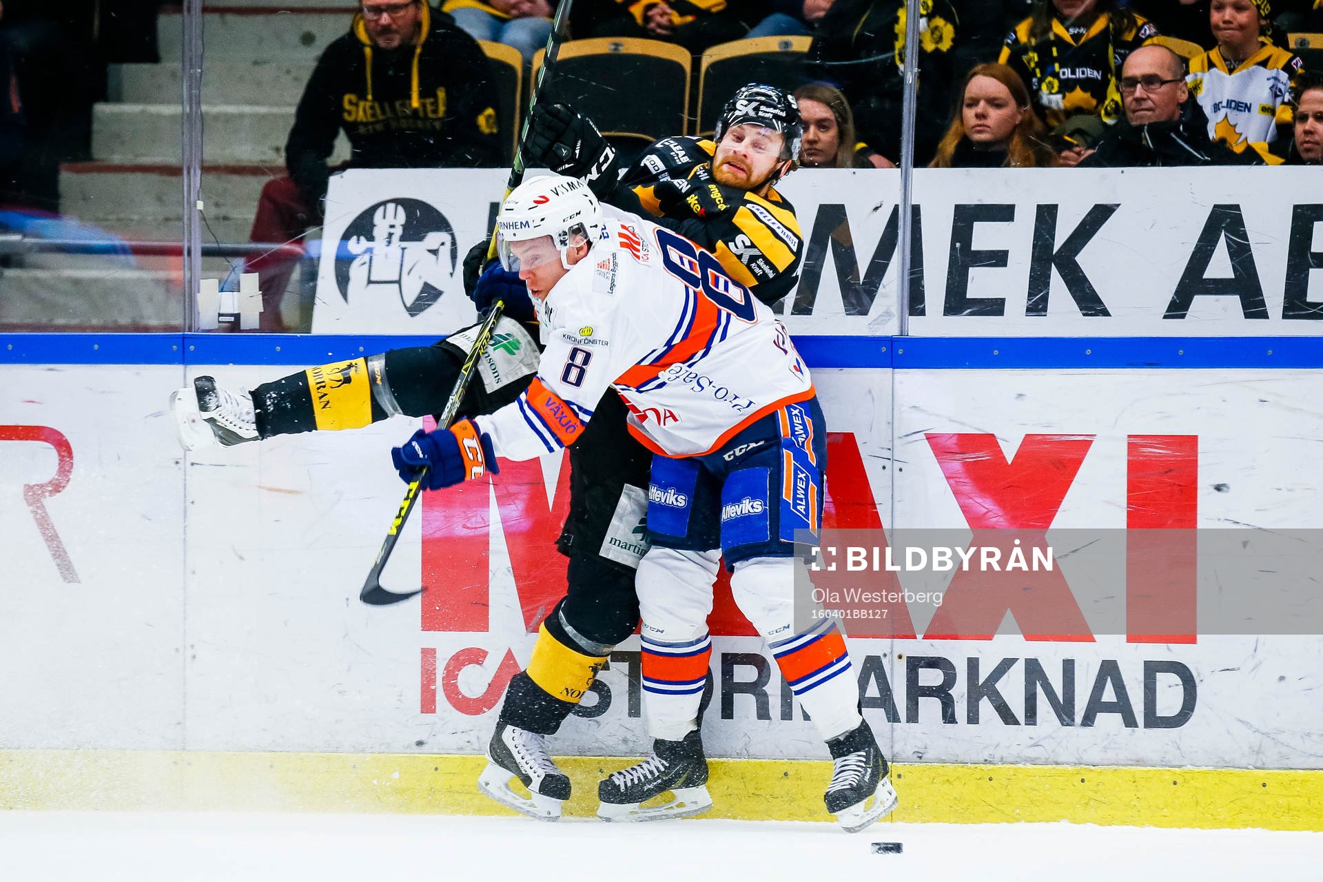 Växjös Ville Varakas och Skellefteås Mattias Ritola