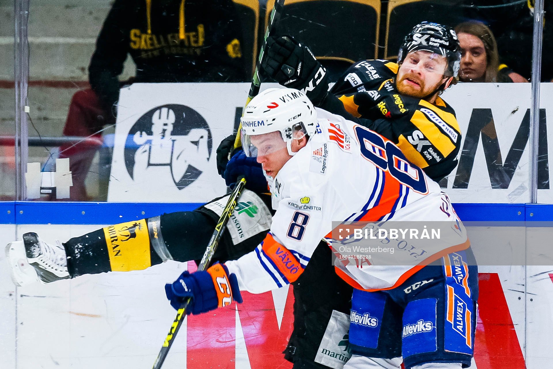 Växjös Ville Varakas och Skellefteås Mattias Ritola