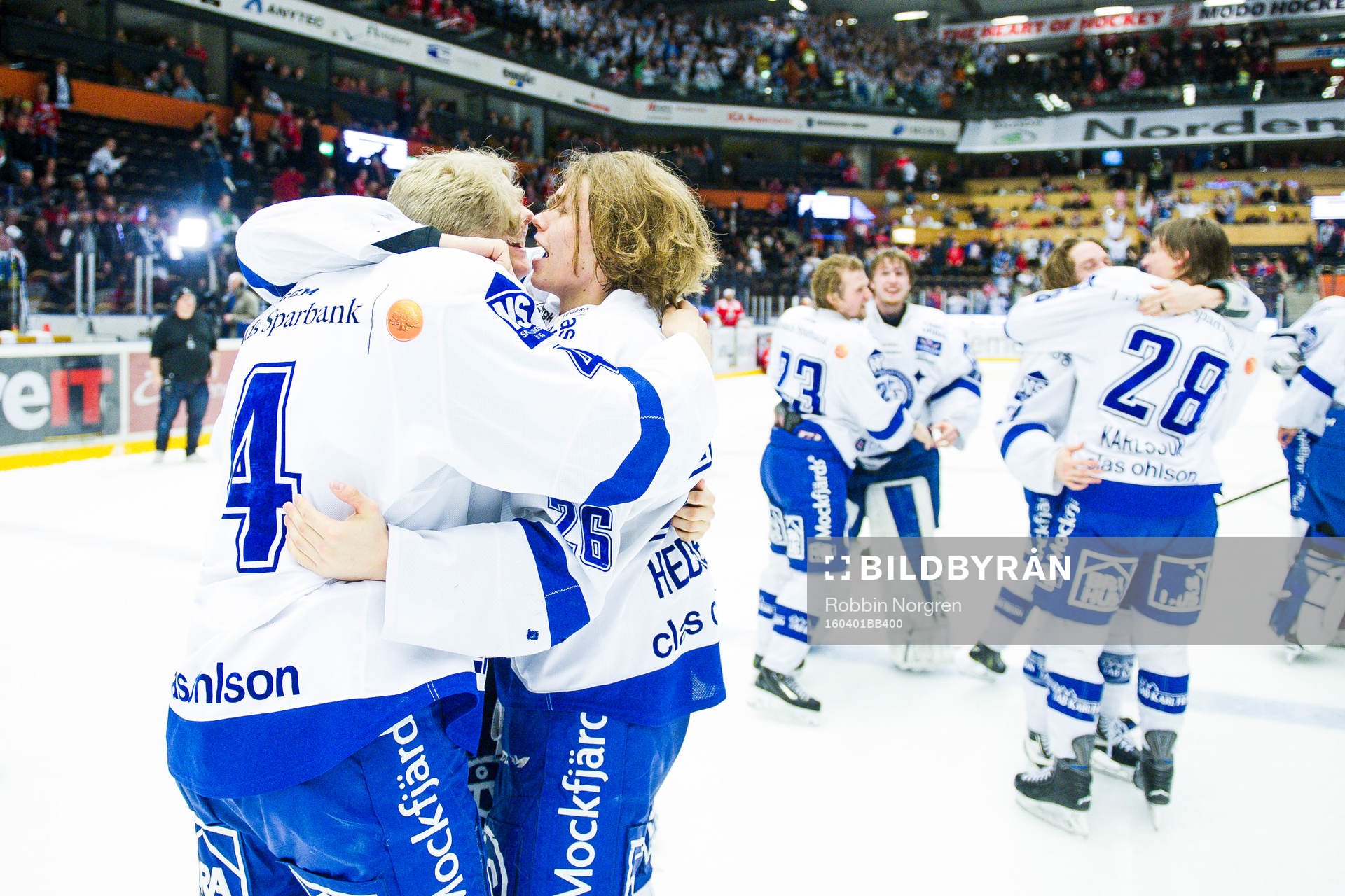 Leksands Tom Hedberg jublar