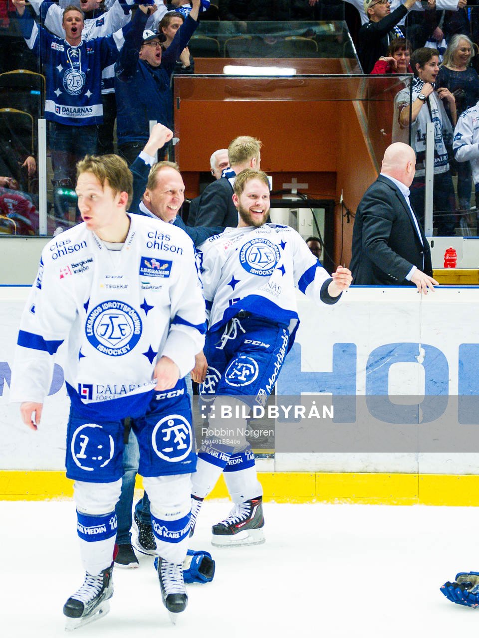 Leksands Alexander Ytterell jublar