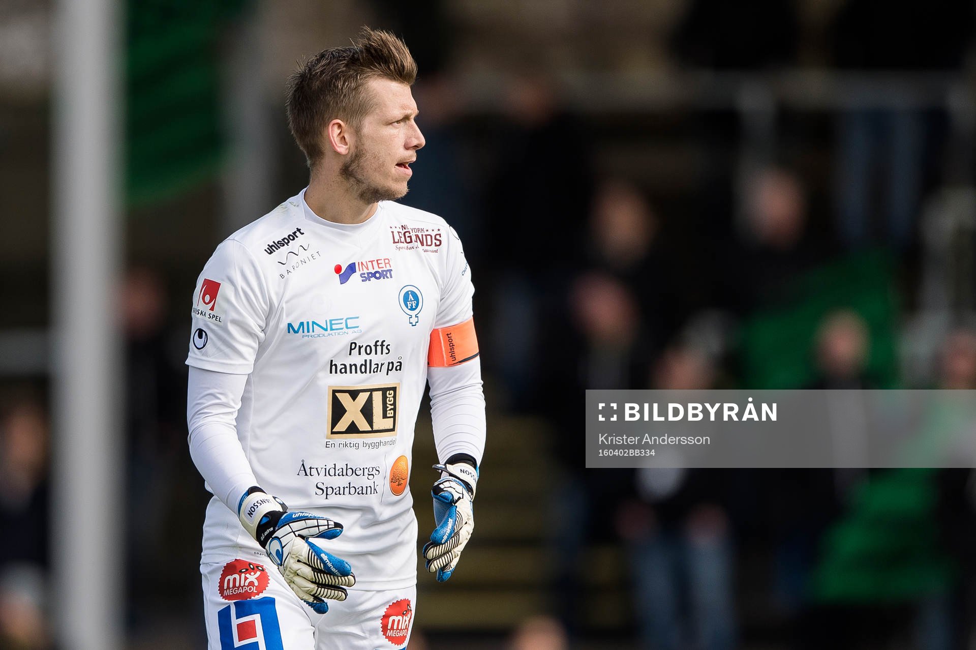 Åtvidabergs målvakt Gustav Jansson