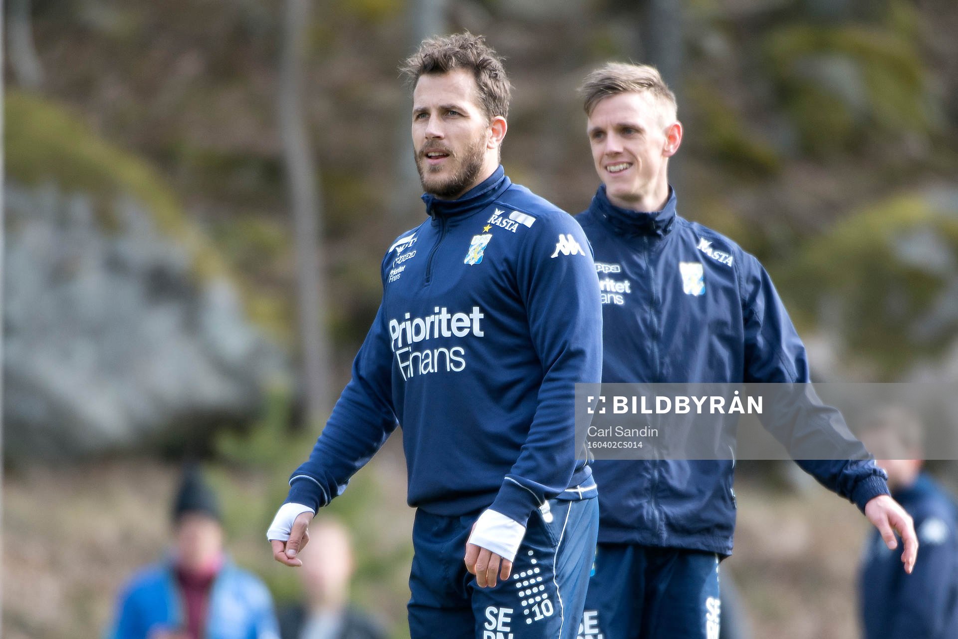 IFK Göteborgs Tobias Hysén och Sören Rieks