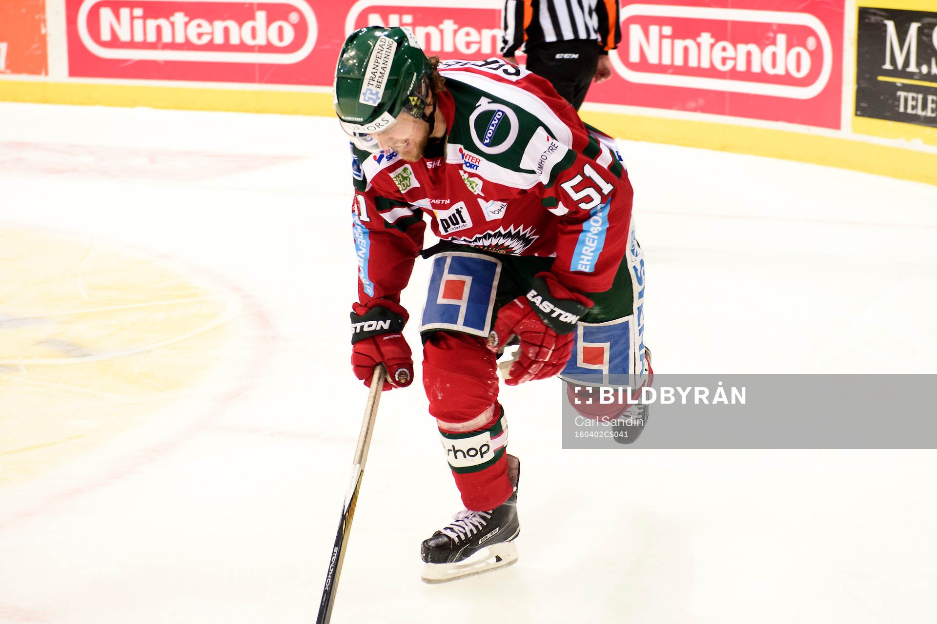 Frölundas Mats Rosseli Olsen har ont