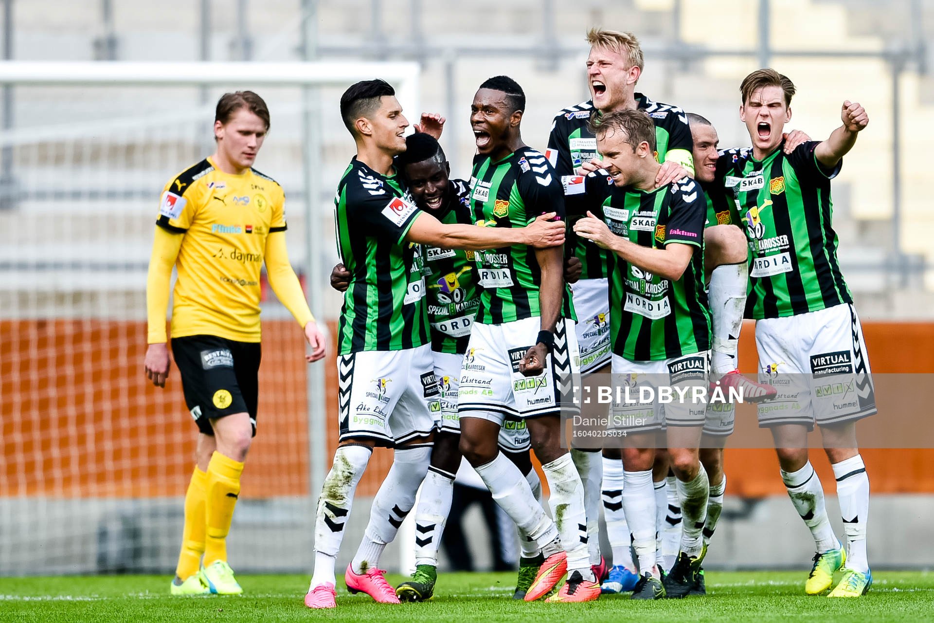 GAIS spelare jublar