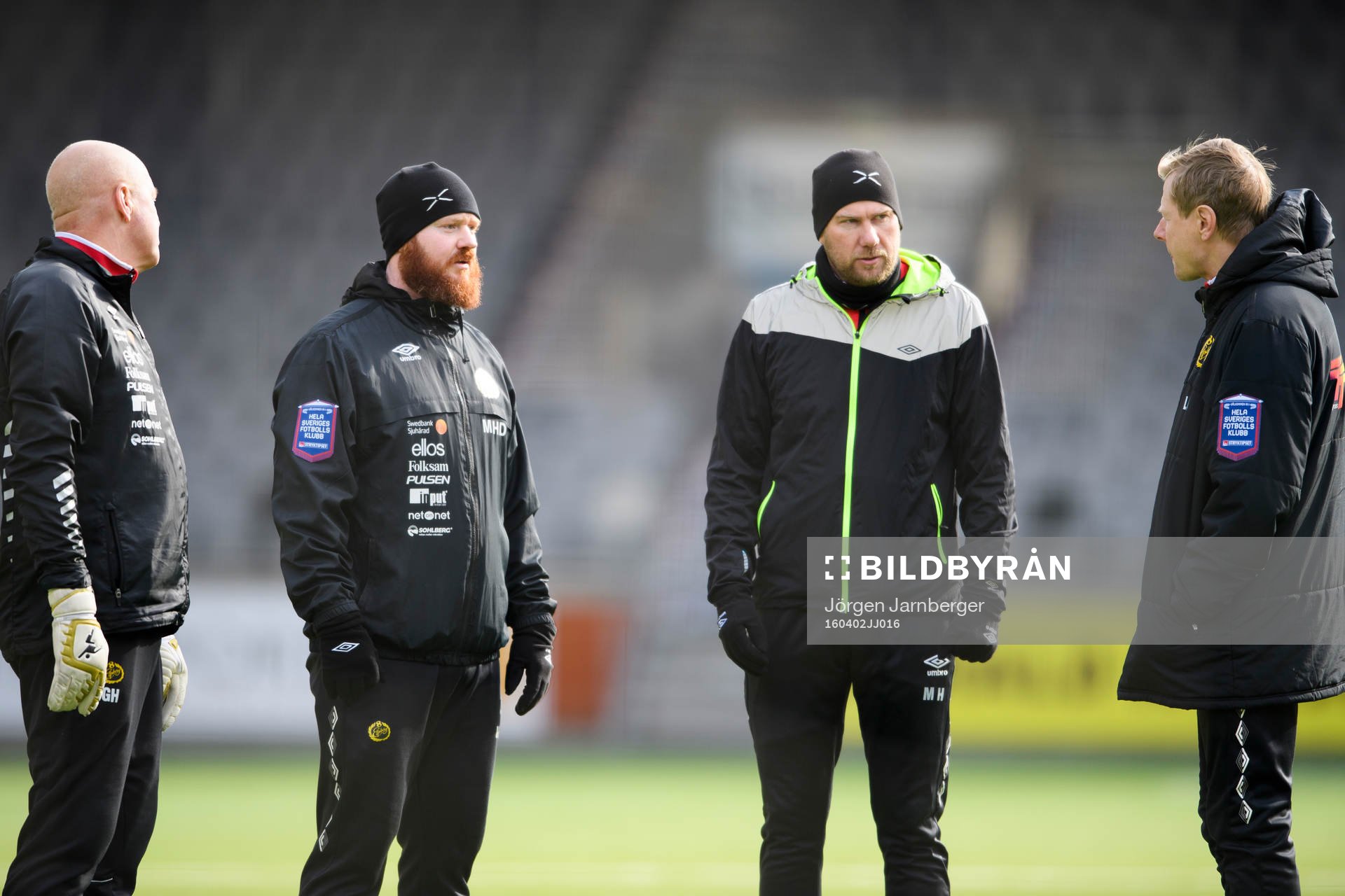 Elfsborgs målvaktstränare Gert Hansen (v), fystränare