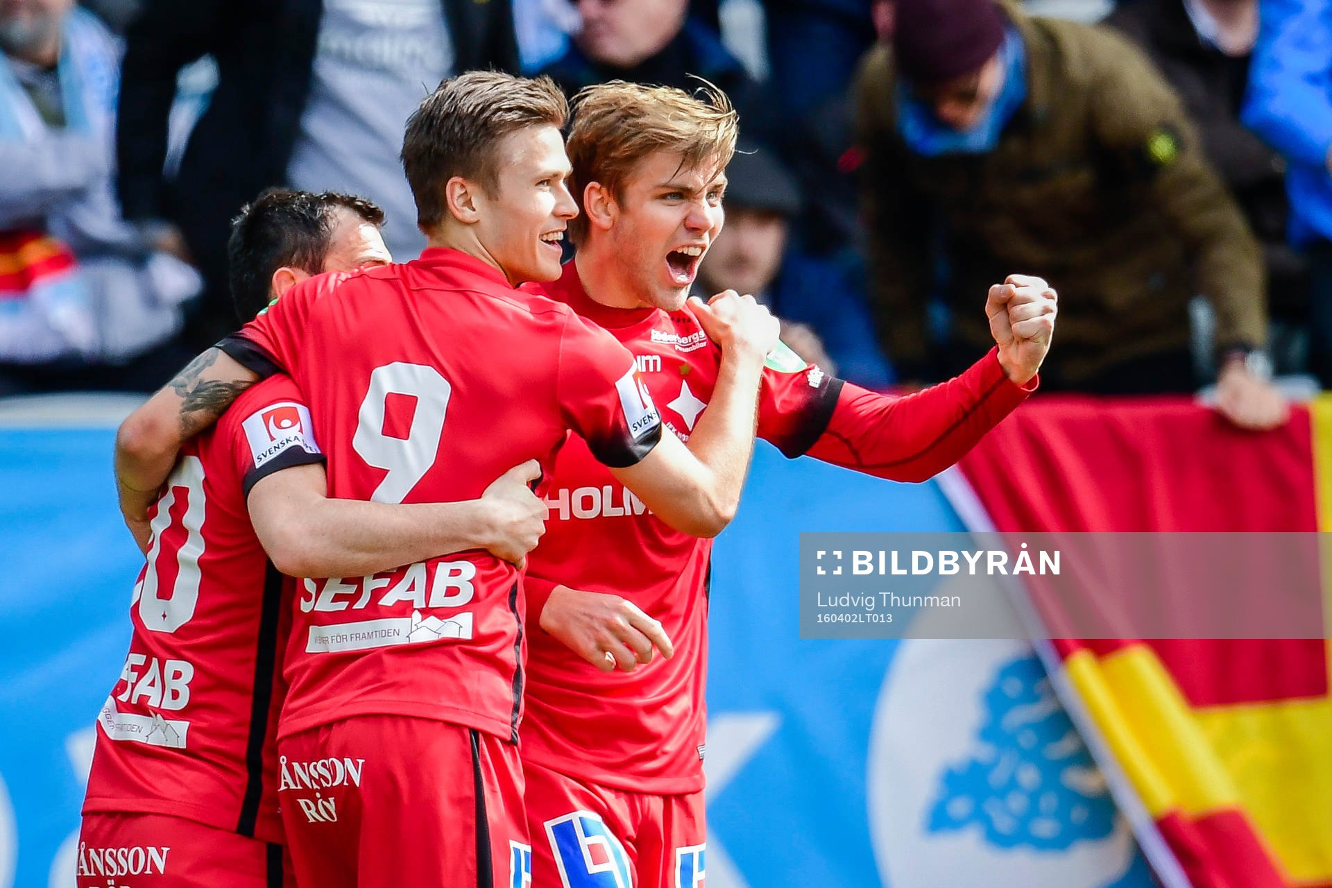 Norrköpings Nikola Tkalcico, Arnor Ingvi Traustason  och