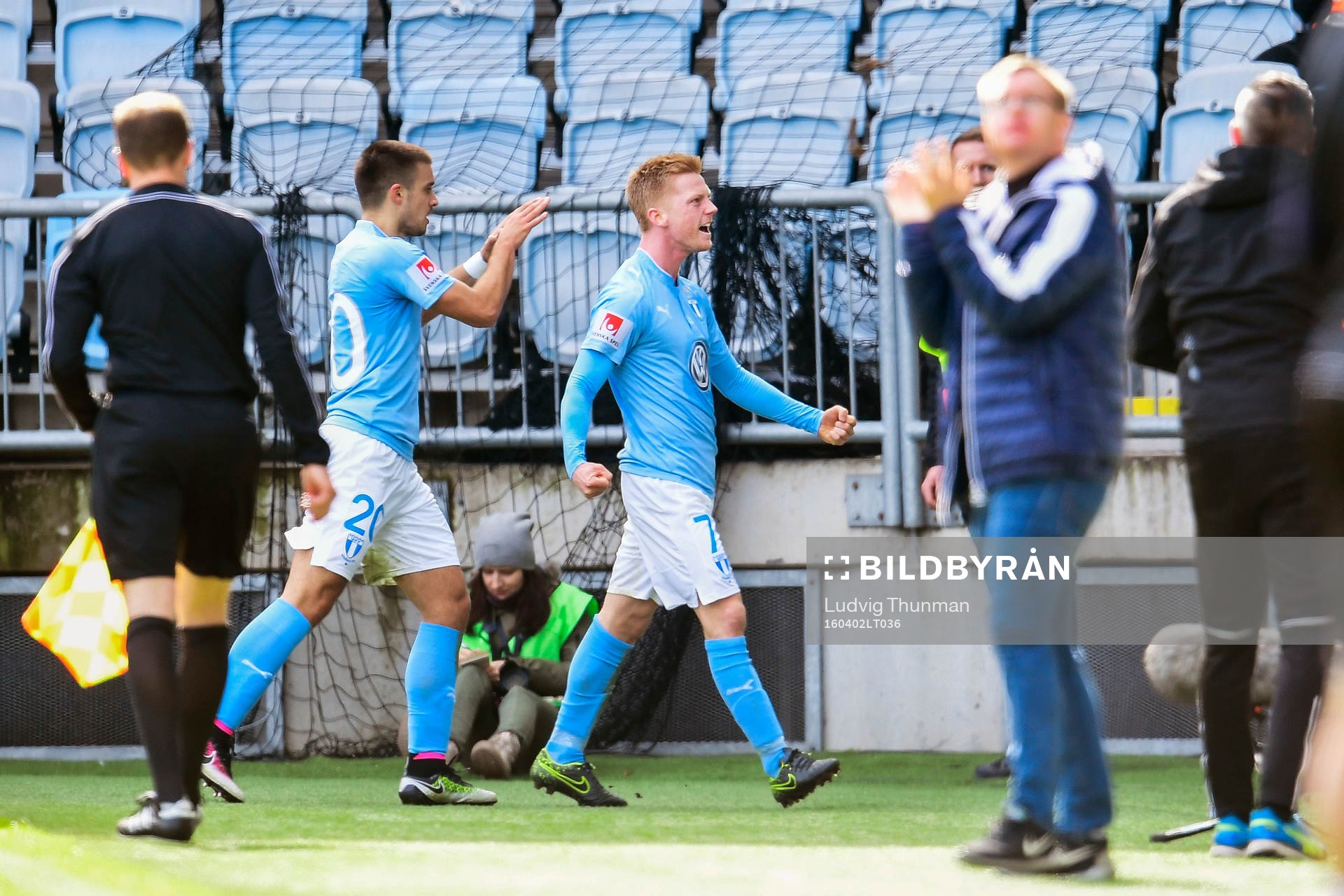 Malmö FFs Anders Christiansen jublar