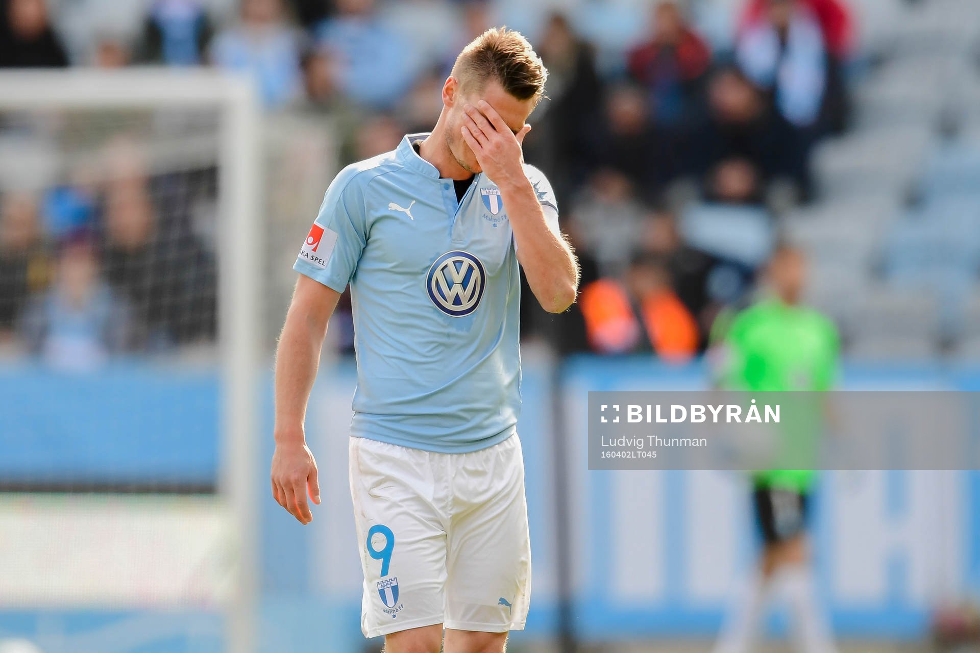 Malmö FFs Markus Rosenberg deppar