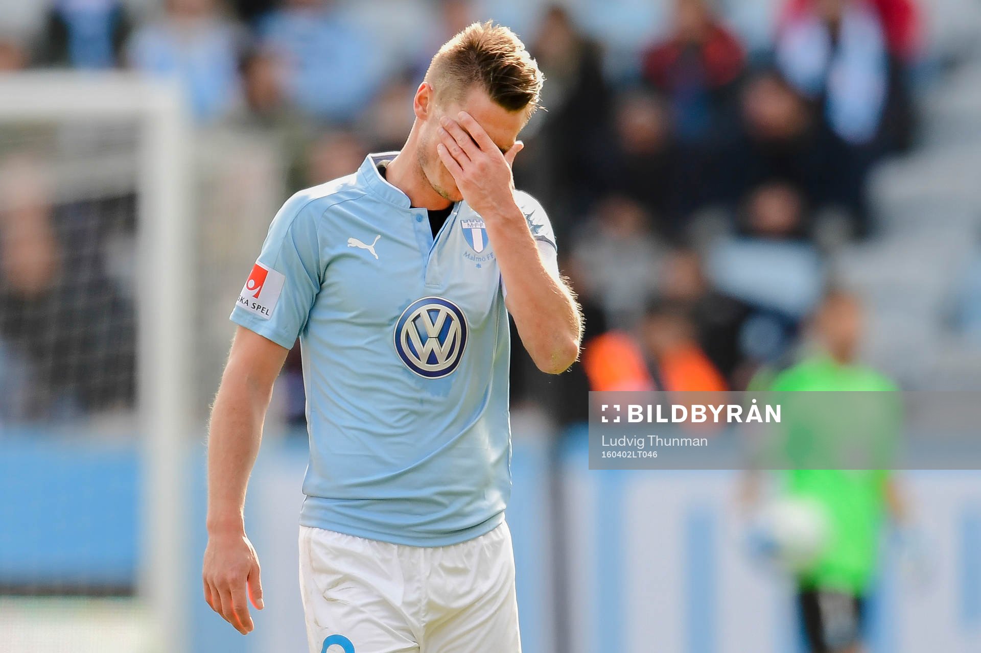 Malmö FFs Markus Rosenberg deppar