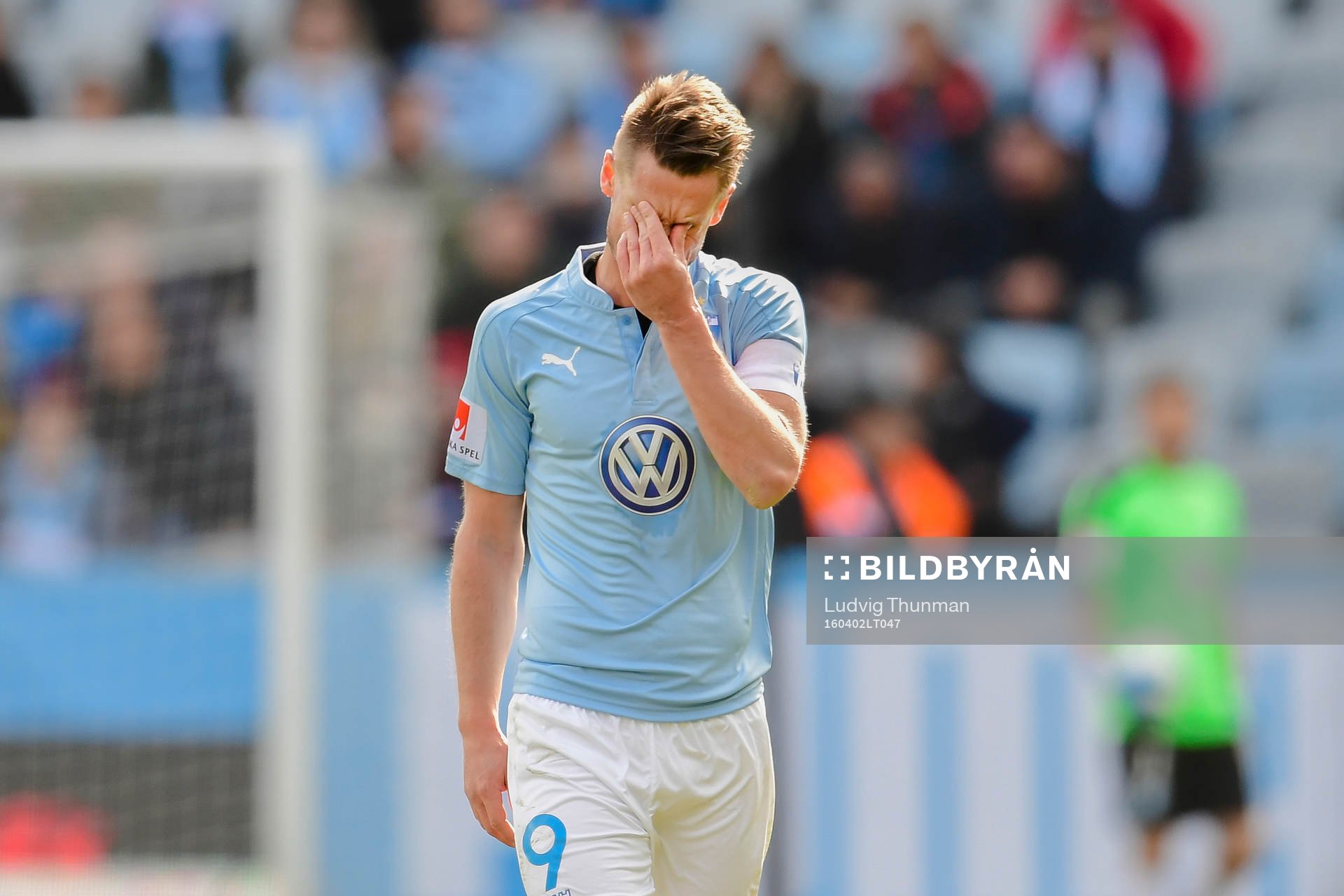 Malmö FFs Markus Rosenberg deppar
