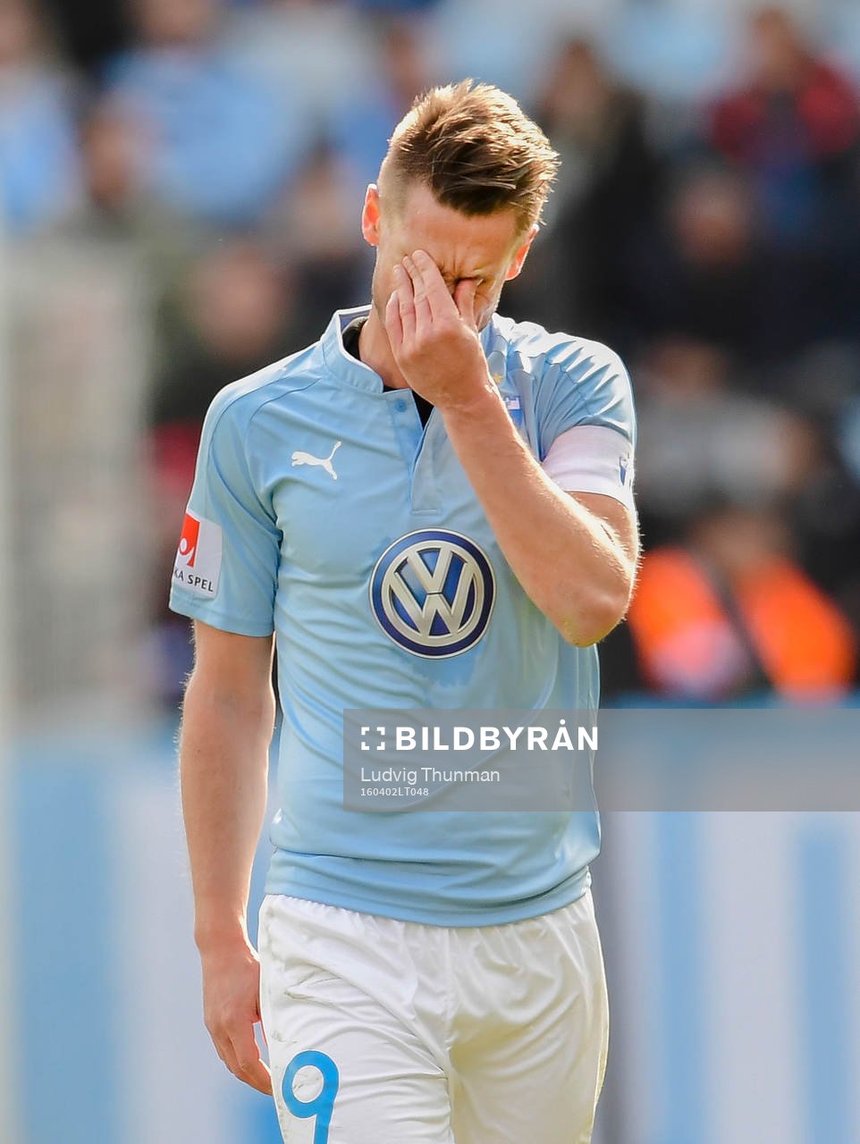 Malmö FFs Markus Rosenberg deppar