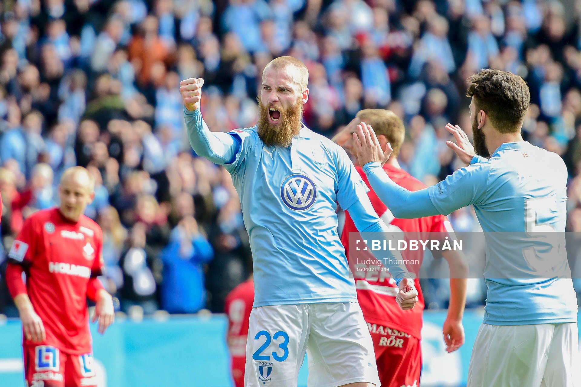 Malmö FFs Jo Inge Berget jublar