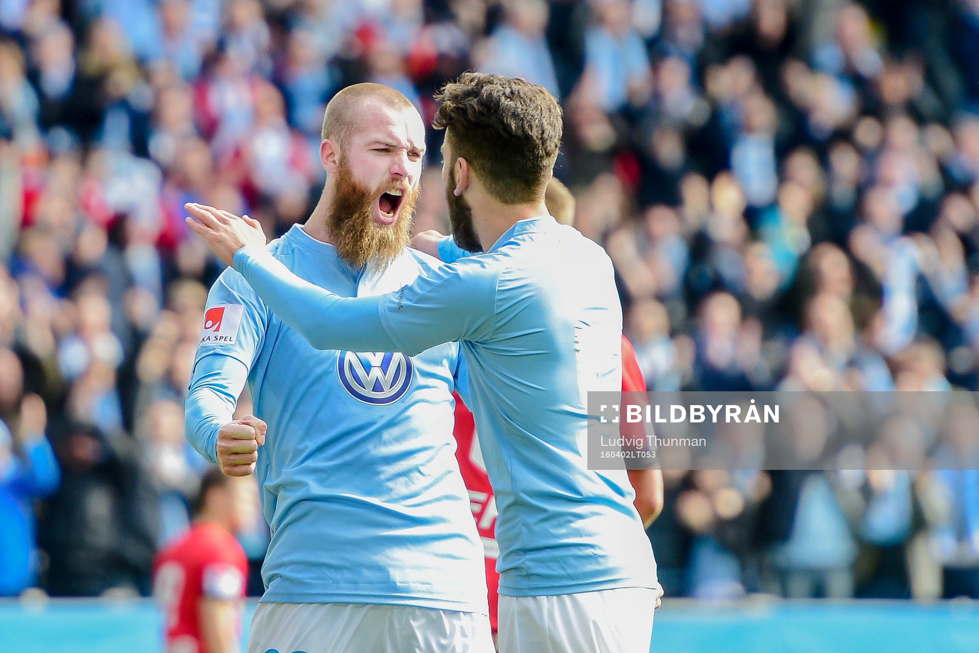 Malmö FFs Jo Inge Berget jublar