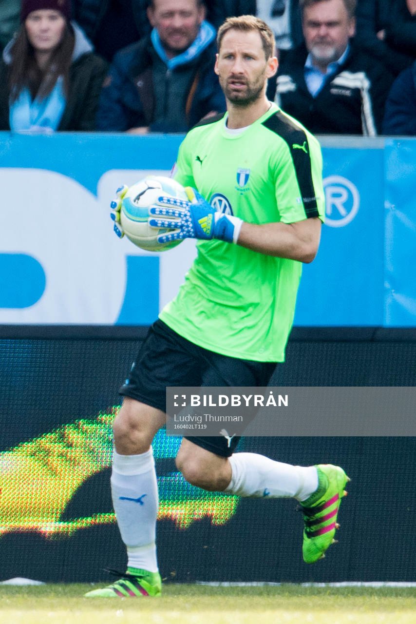 Malmö FFs målvakt Johan Wiland