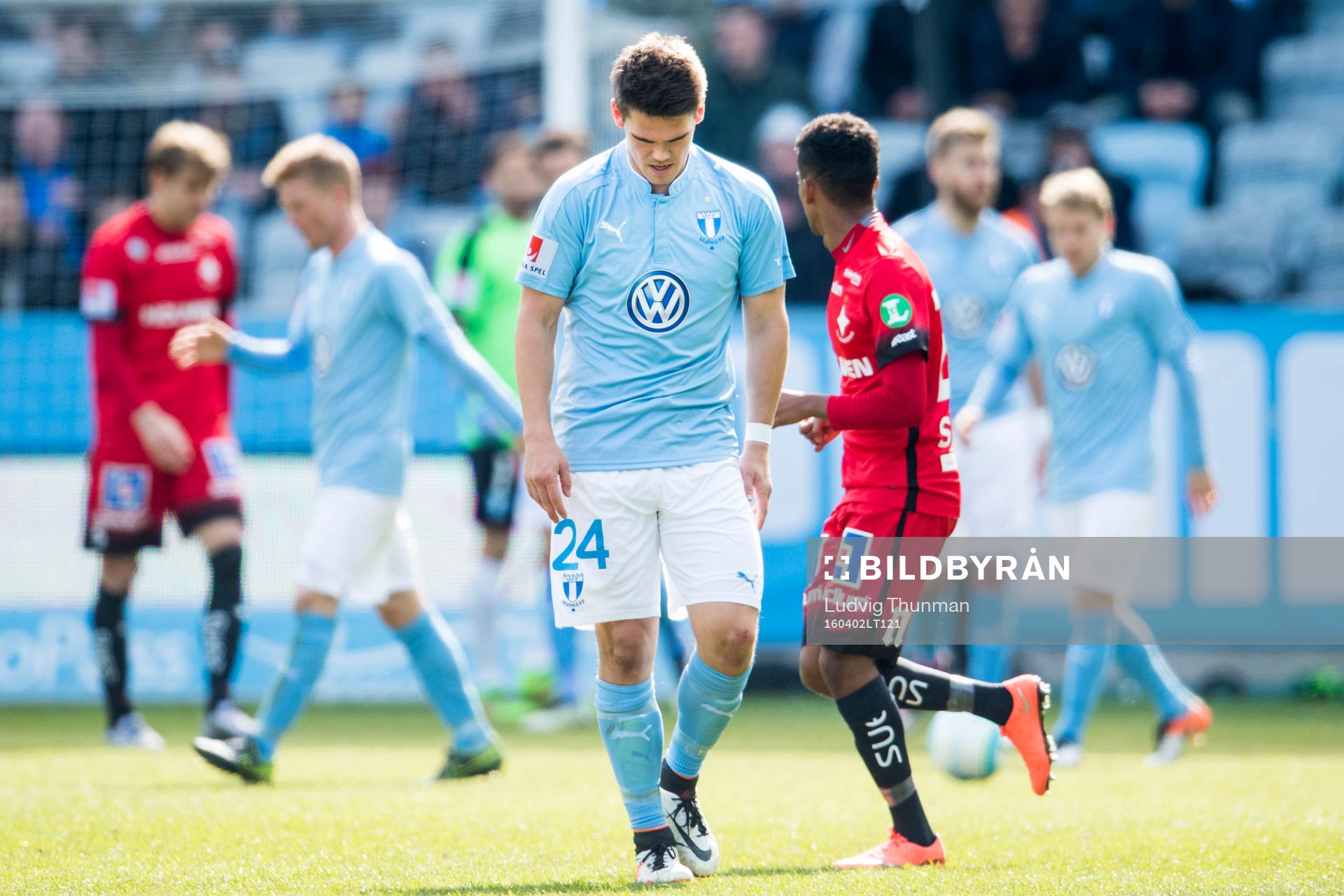Malmö FFs Vidar Örn Kjartansson deppar