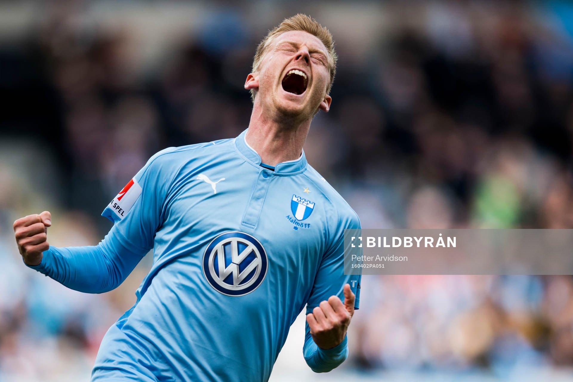 Malmö FFs Anders Christiansen jublar