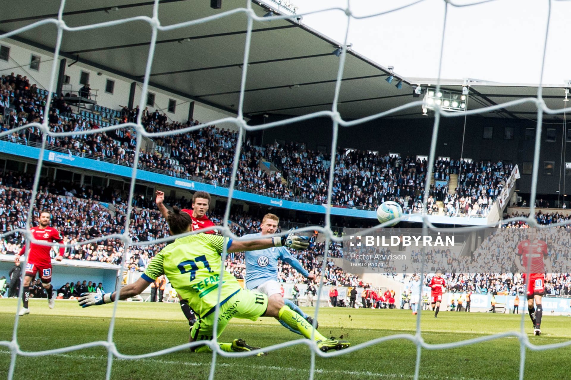 Malmö FFs Anders Christiansen gör 1-1