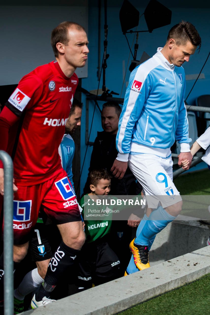 Norrköpings Andreas Johansson och Malmö FFs Markus