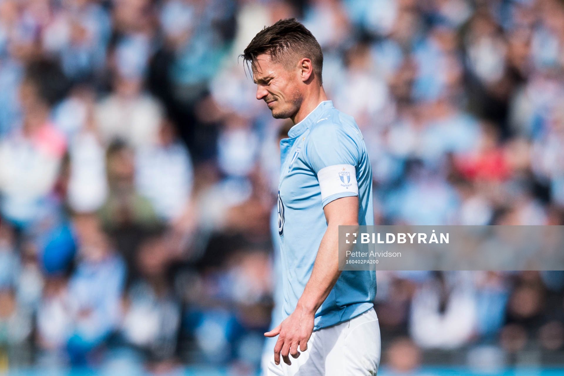 Malmö FFs Markus Rosenberg deppar