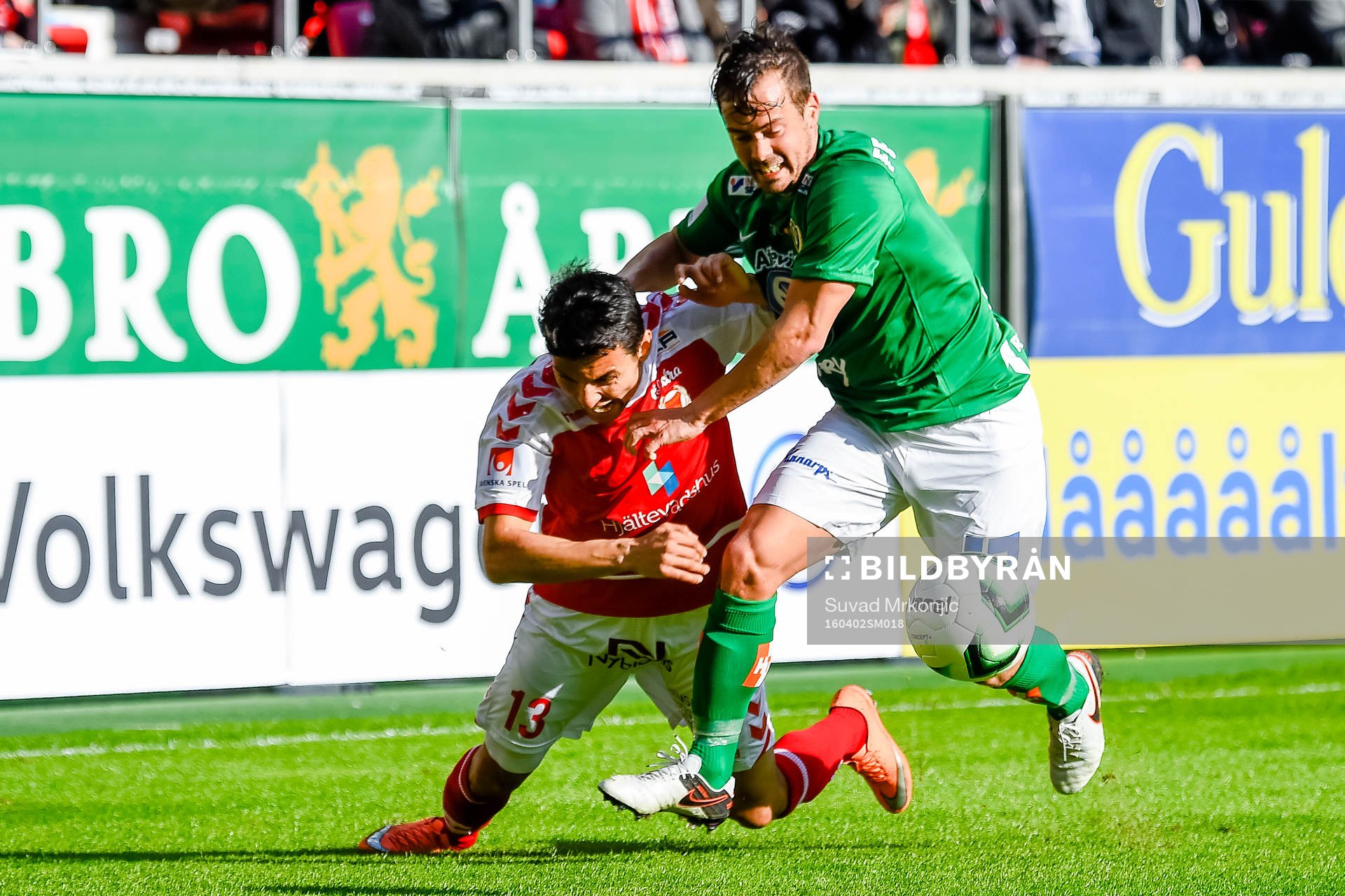 Jönköpings Fredric Fendrich  och Kalmars Emin Nouri