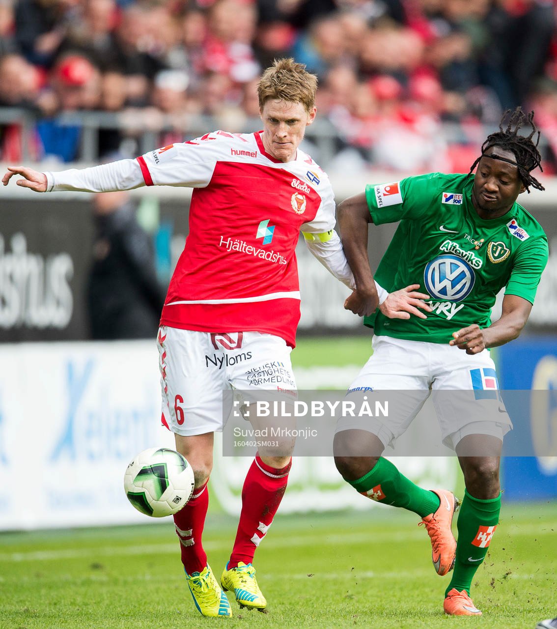 Kalmars Rasmus Elm och Jönköpings Moses Ogbu