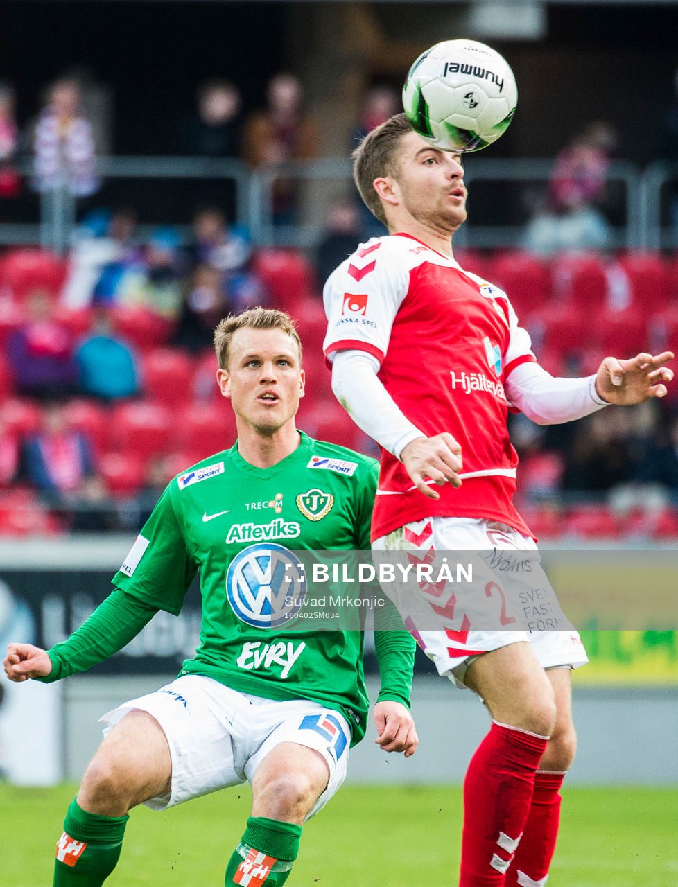 Kalmars Filip Sachpekidis och Jönköpings Stian Aasmundsen