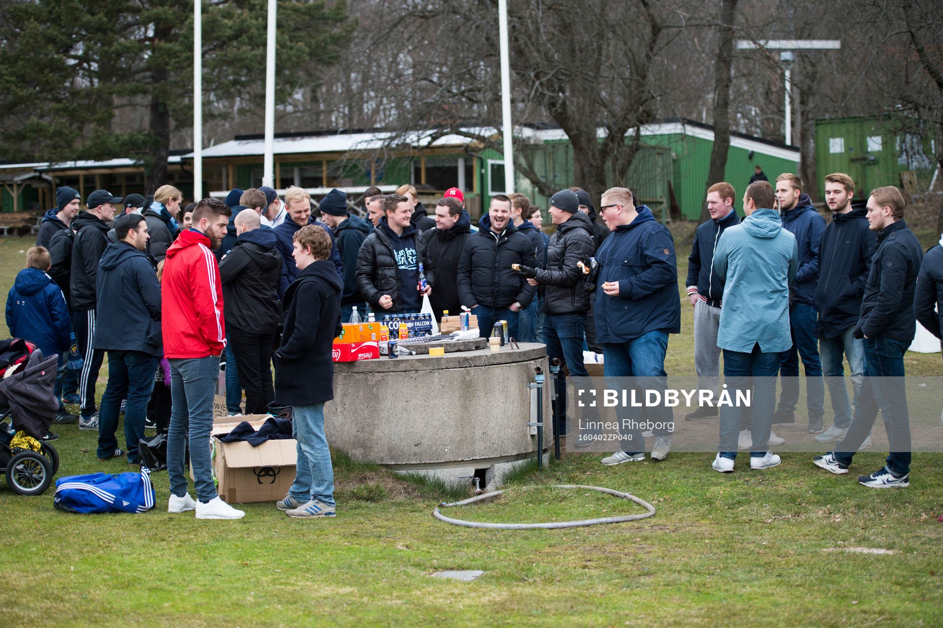 under en träning med Djurgården