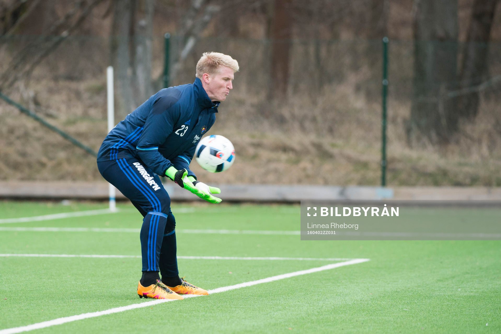 Djurgårdens målvakt Hampus Nilsson