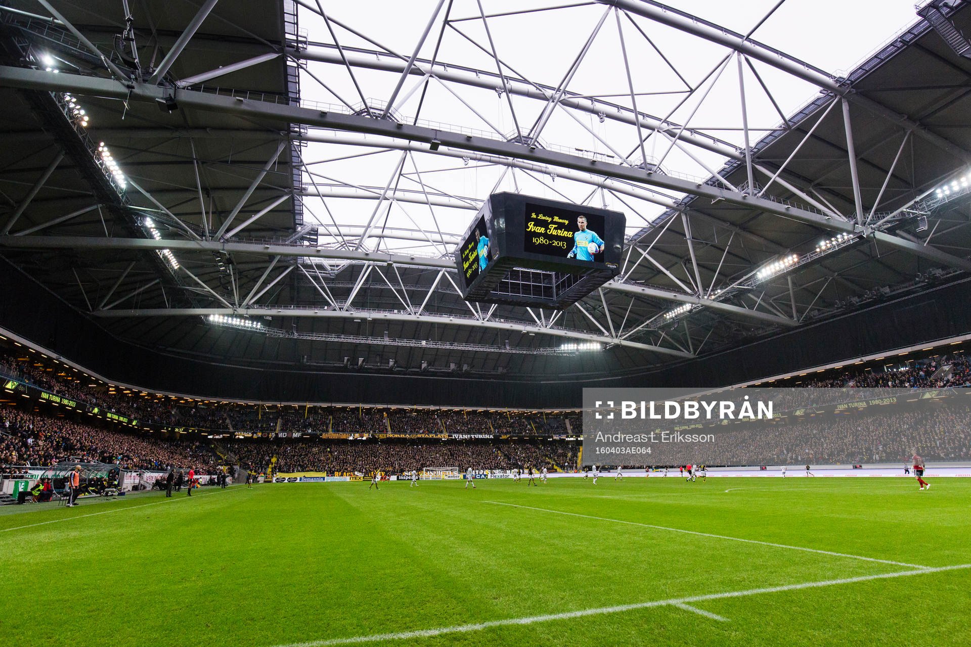 Generell vy av Friends Arena
